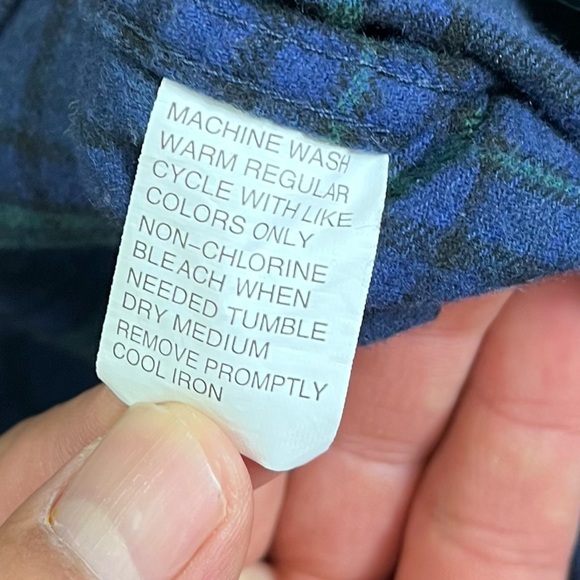 Foxfire L Plaid Flannel Long Sleeve Shirt Men's - Picture 6 of 10